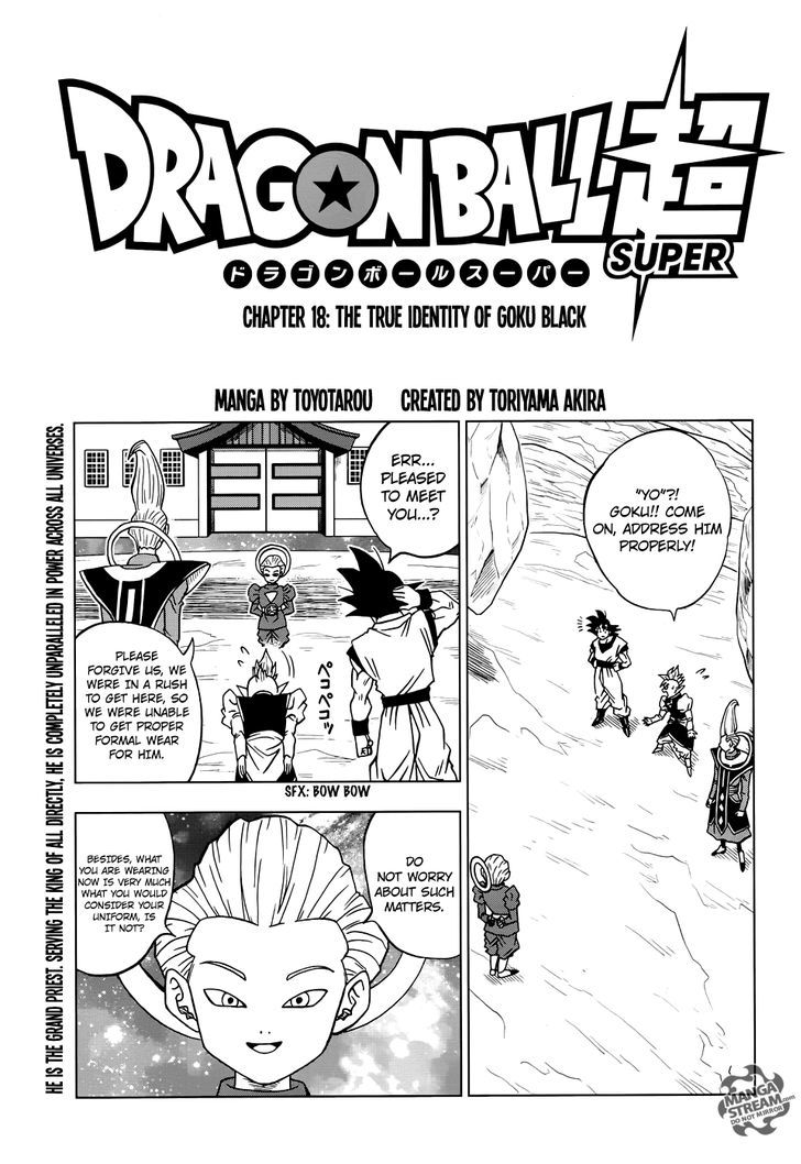 Dragon Ball Chou Chapter 18 page 1 - Chapter 18 : The True Identity of Goku Black