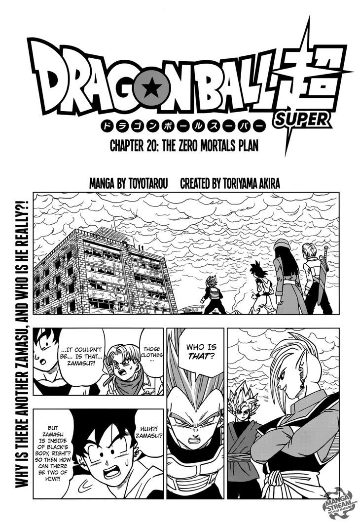 Dragon Ball Chou Chapter 20 page 1 - Chapter 20 : The Zero Mortals Plan