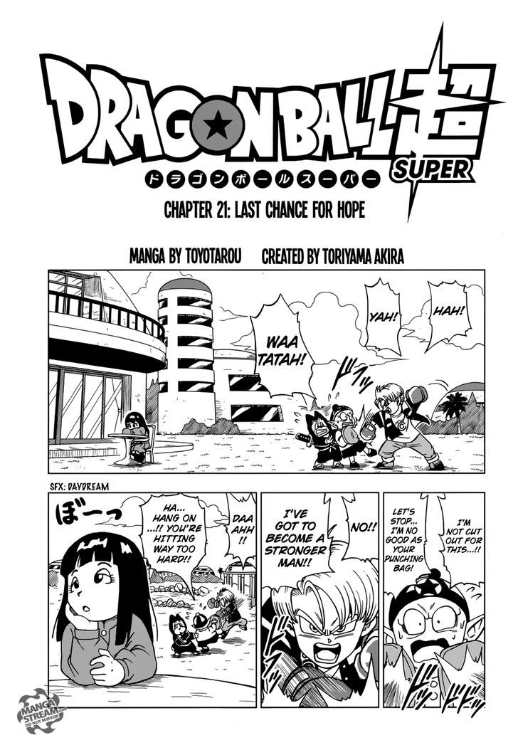 Dragon Ball Chou Chapter 21 page 1 - Chapter 21 : Last Chance for HOPE