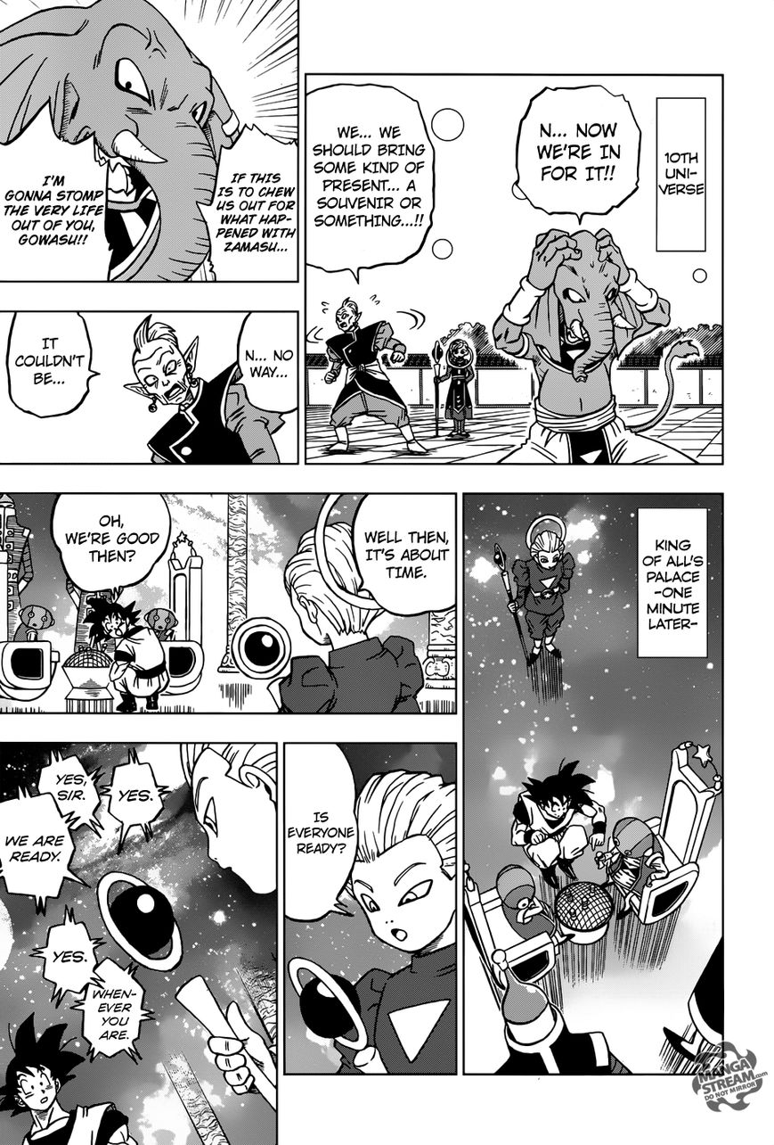 Dragon Ball Chou Chapter 28 page 16 - Chapter 28 : The Gods Of Destruction Of The 12 Universes
