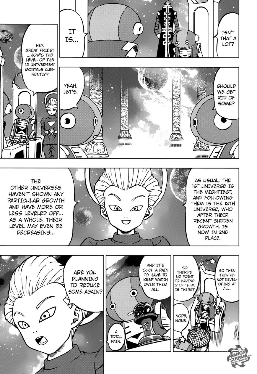 Dragon Ball Chou Chapter 28 page 4 - Chapter 28 : The Gods Of Destruction Of The 12 Universes