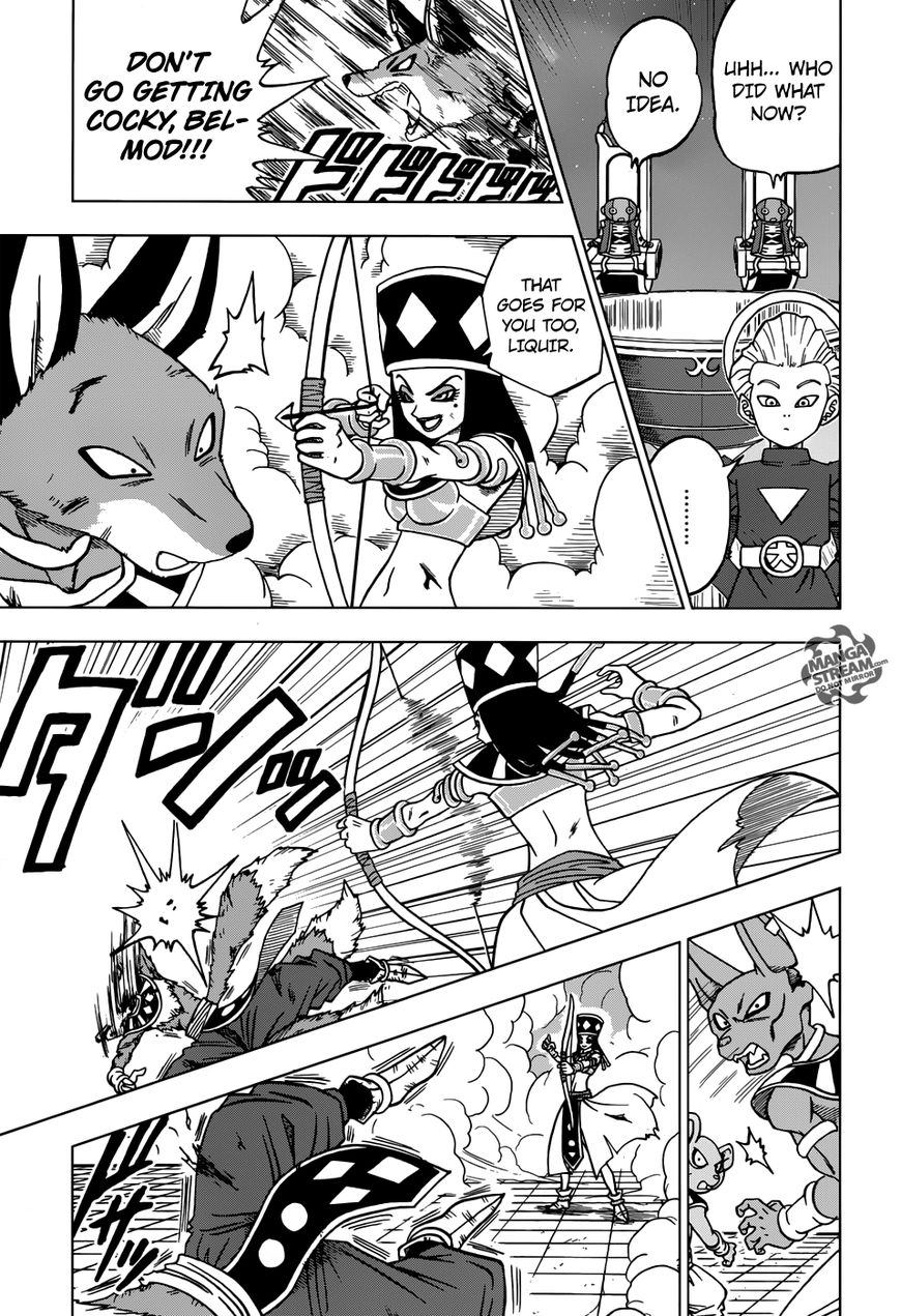 Dragon Ball Chou Chapter 29 page 10 - Chapter 29 : The 11th Universe's God of Destruction Candidate, Toppo