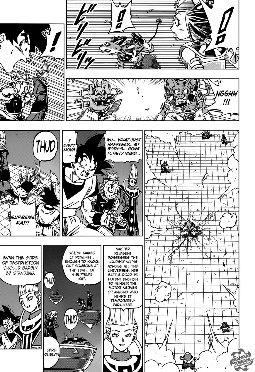 Dragon Ball Chou Chapter 29 page 12 - Chapter 29 : The 11th Universe's God of Destruction Candidate, Toppo
