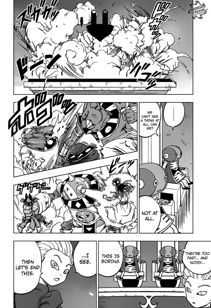 Dragon Ball Chou Chapter 29 page 15 - Chapter 29 : The 11th Universe's God of Destruction Candidate, Toppo