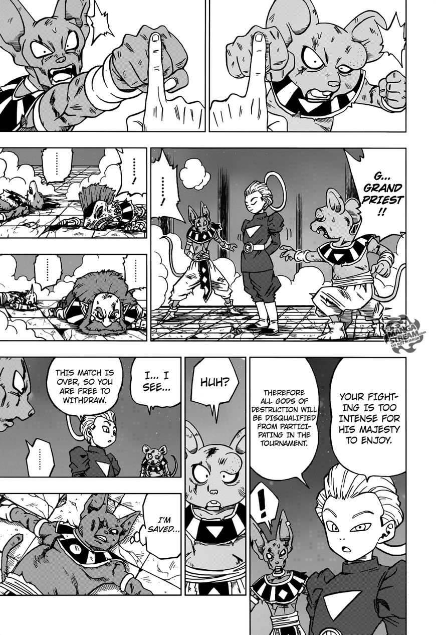 Dragon Ball Chou Chapter 29 page 18 - Chapter 29 : The 11th Universe's God of Destruction Candidate, Toppo