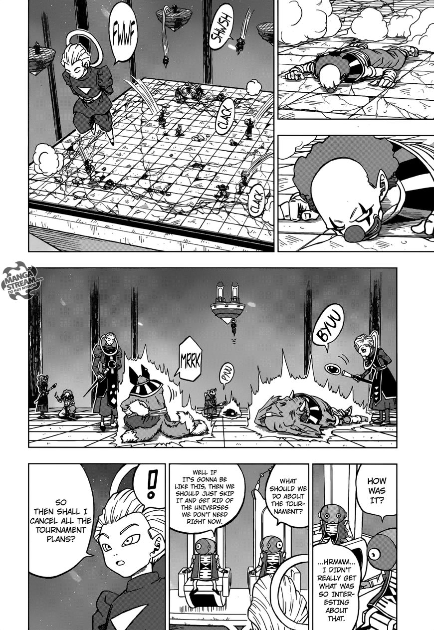 Dragon Ball Chou Chapter 29 page 19 - Chapter 29 : The 11th Universe's God of Destruction Candidate, Toppo
