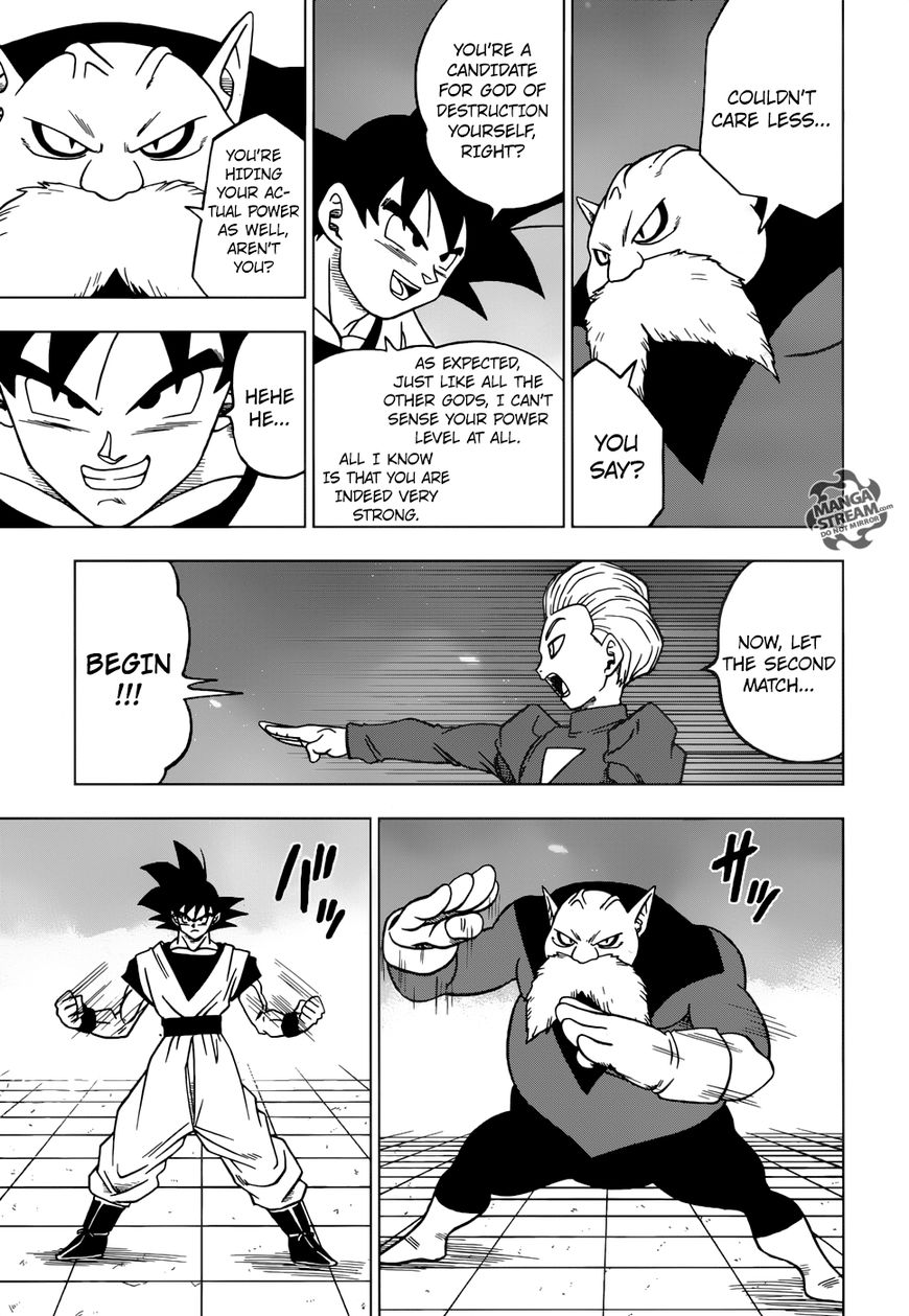Dragon Ball Chou Chapter 29 page 24 - Chapter 29 : The 11th Universe's God of Destruction Candidate, Toppo