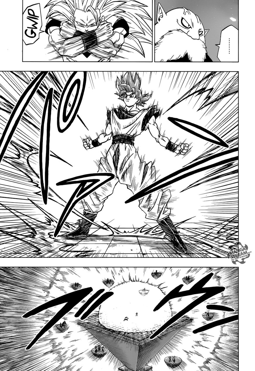 Dragon Ball Chou Chapter 29 page 36 - Chapter 29 : The 11th Universe's God of Destruction Candidate, Toppo