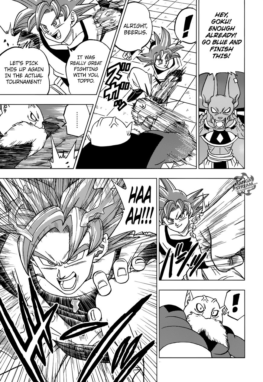 Dragon Ball Chou Chapter 29 page 42 - Chapter 29 : The 11th Universe's God of Destruction Candidate, Toppo