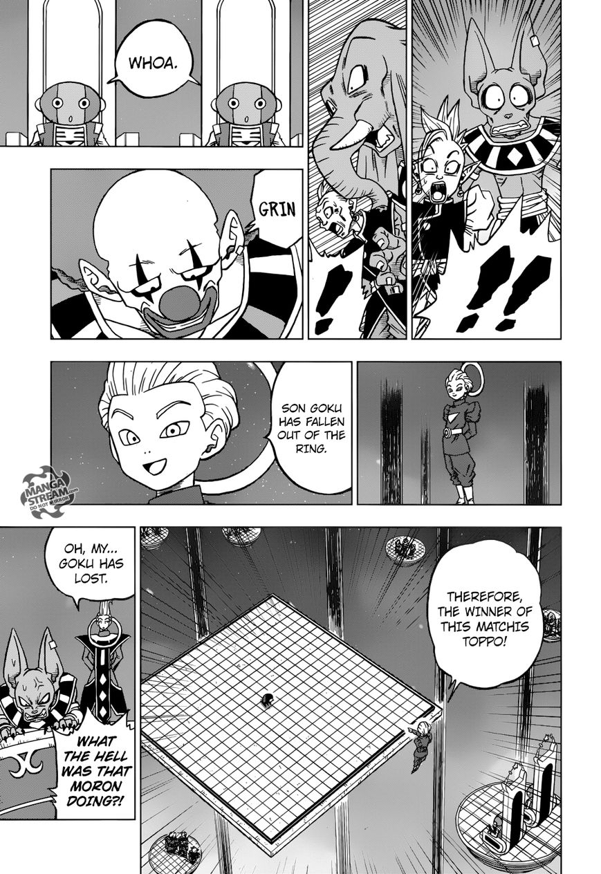 Dragon Ball Chou Chapter 29 page 46 - Chapter 29 : The 11th Universe's God of Destruction Candidate, Toppo