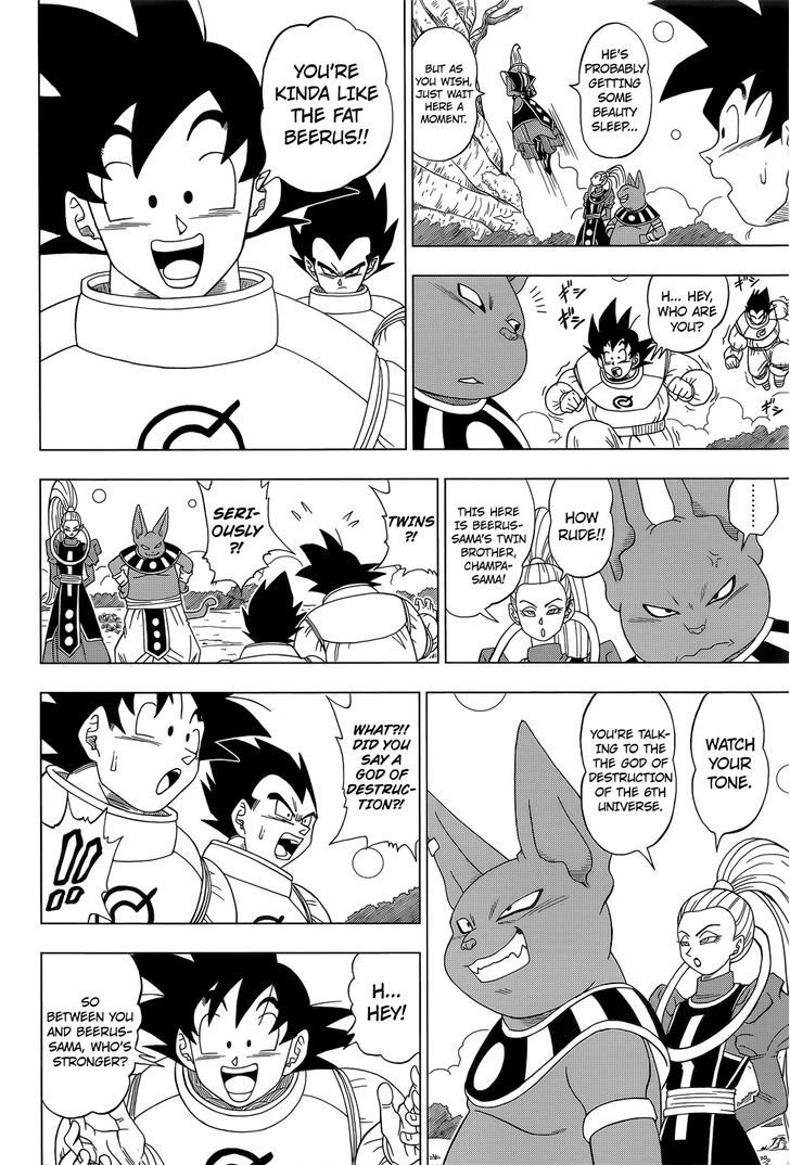 Dragon Ball Chou Chapter 5 page 14 - Chapter 5 : Beerus and Champa