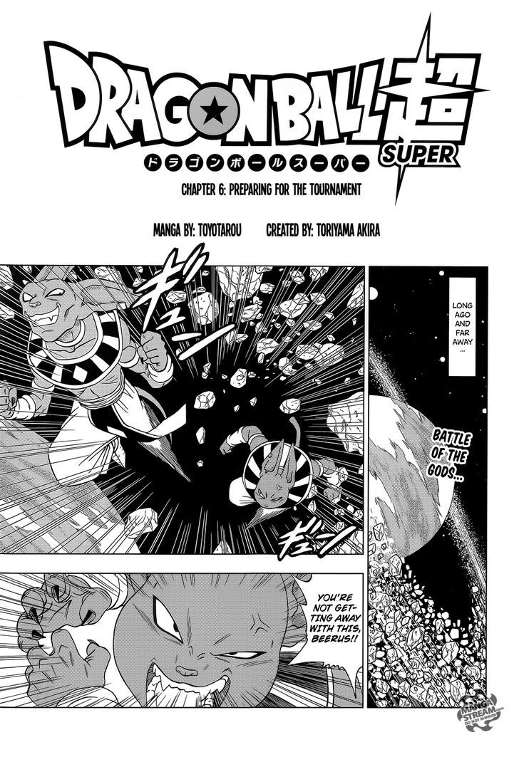 Dragon Ball Chou Chapter 6 page 1 - Chapter 6 : Preparing for the Tournament
