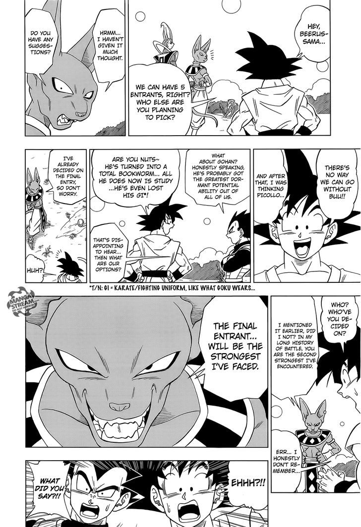 Dragon Ball Chou Chapter 6 page 15 - Chapter 6 : Preparing for the Tournament