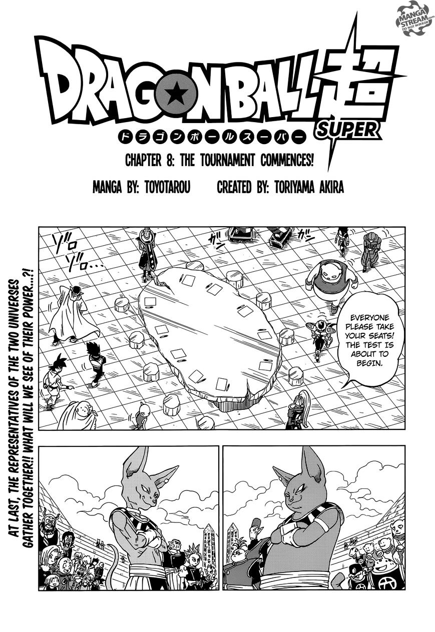 Dragon Ball Chou Chapter 8 page 1 - Chapter 8 : The Tournament Commences!!