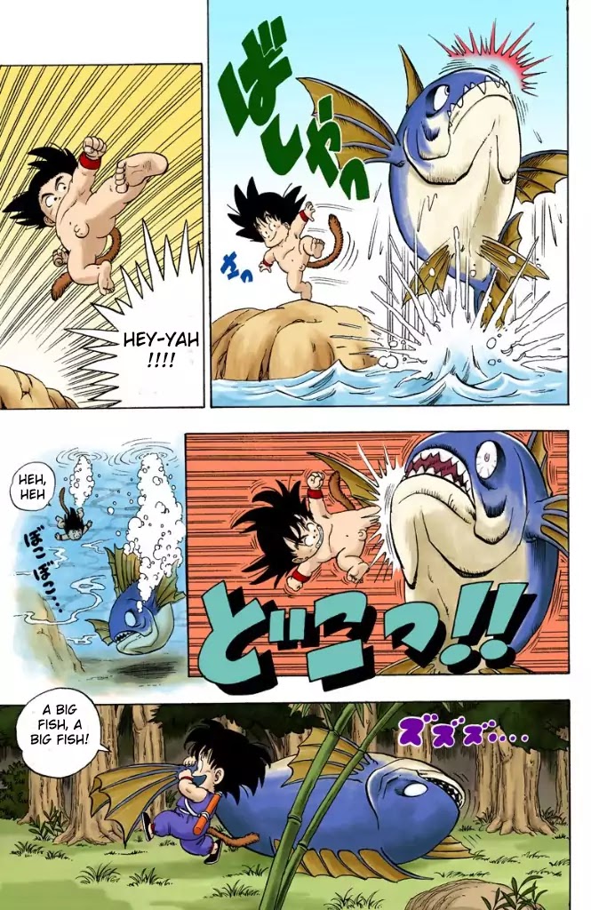 Dragon Ball (Coloured) Chapter 1 page 10 - Chapter 1: Bloomers And The Monkey King