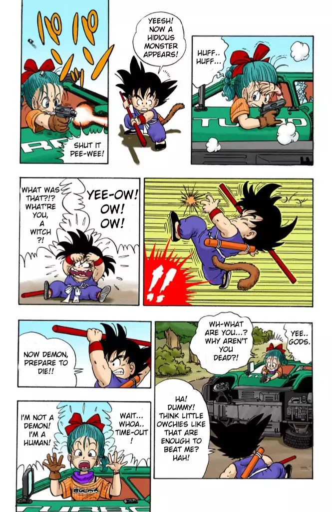 Dragon Ball (Coloured) Chapter 1 page 13 - Chapter 1: Bloomers And The Monkey King