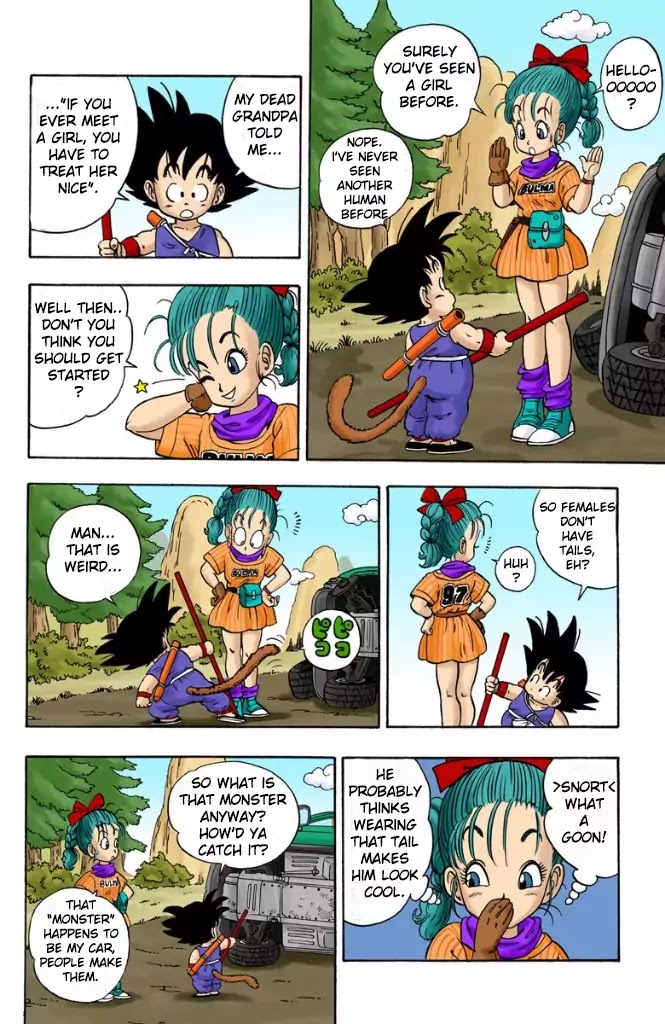 Dragon Ball (Coloured) Chapter 1 page 15 - Chapter 1: Bloomers And The Monkey King
