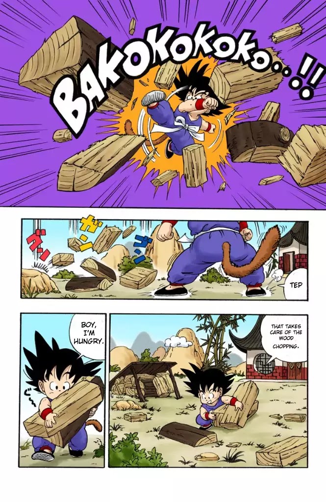 Dragon Ball (Coloured) Chapter 1 page 5 - Chapter 1: Bloomers And The Monkey King