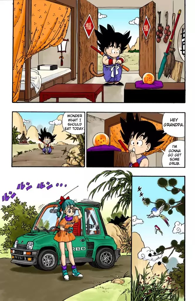 Dragon Ball (Coloured) Chapter 1 page 6 - Chapter 1: Bloomers And The Monkey King