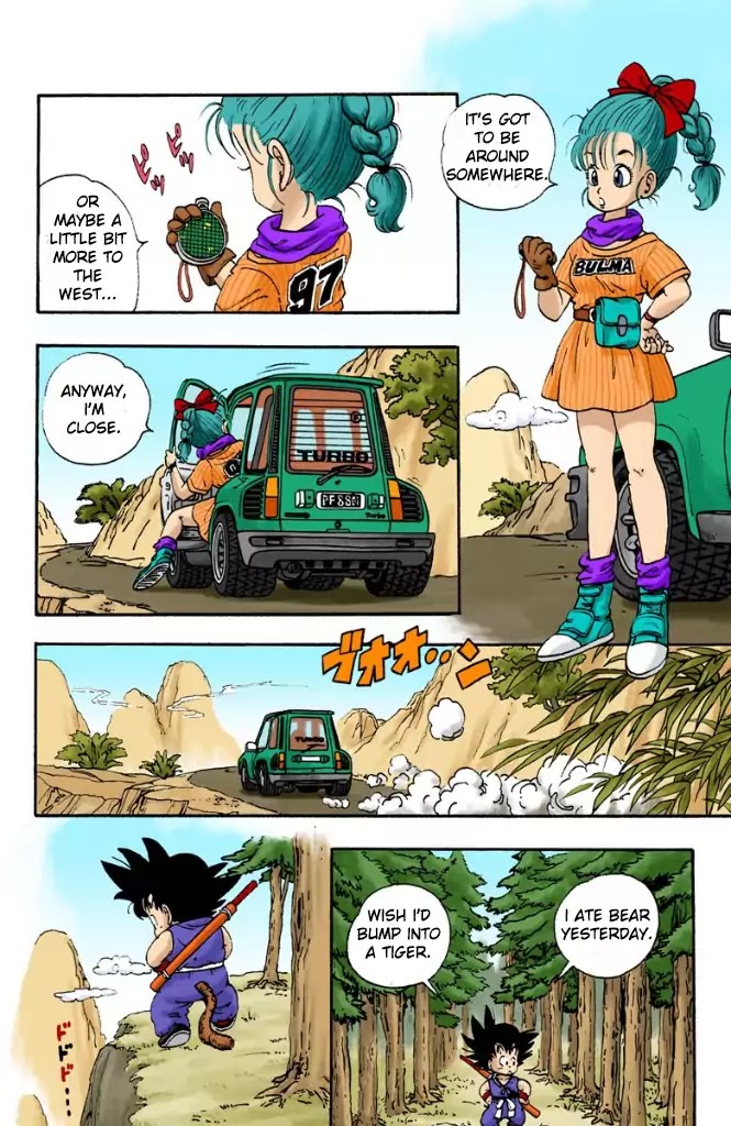Dragon Ball (Coloured) Chapter 1 page 7 - Chapter 1: Bloomers And The Monkey King