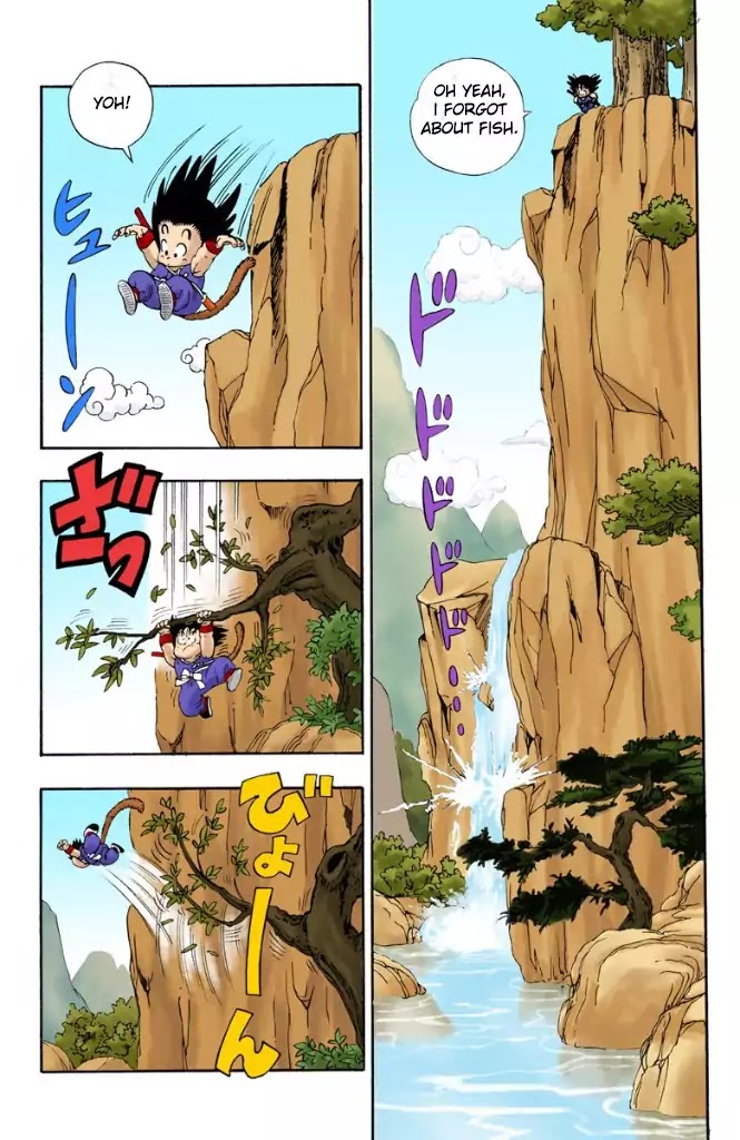 Dragon Ball (Coloured) Chapter 1 page 8 - Chapter 1: Bloomers And The Monkey King