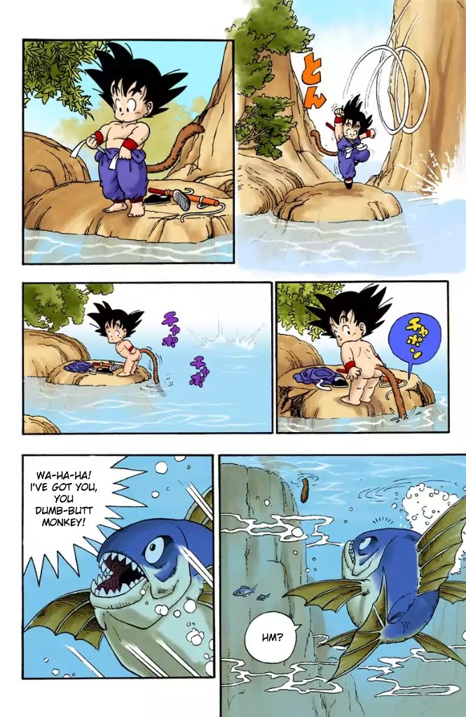 Dragon Ball (Coloured) Chapter 1 page 9 - Chapter 1: Bloomers And The Monkey King