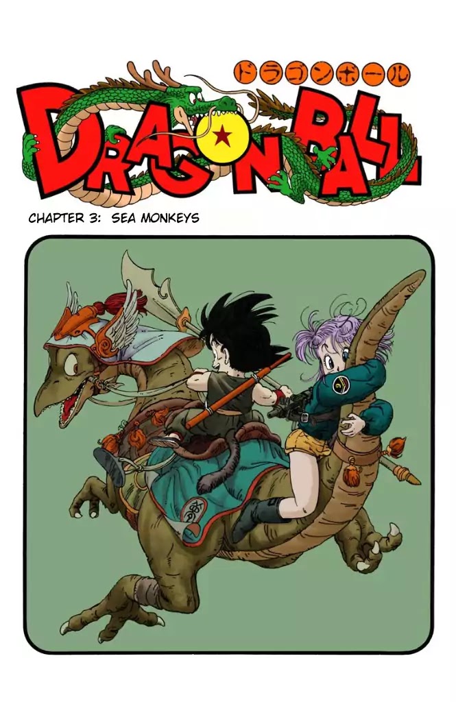 Dragon Ball (Coloured) Chapter 3 page 1 - Chapter 3: Sea Monkeys!
