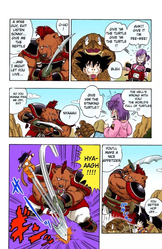 Dragon Ball (Coloured) Chapter 3 page 10 - Chapter 3: Sea Monkeys!