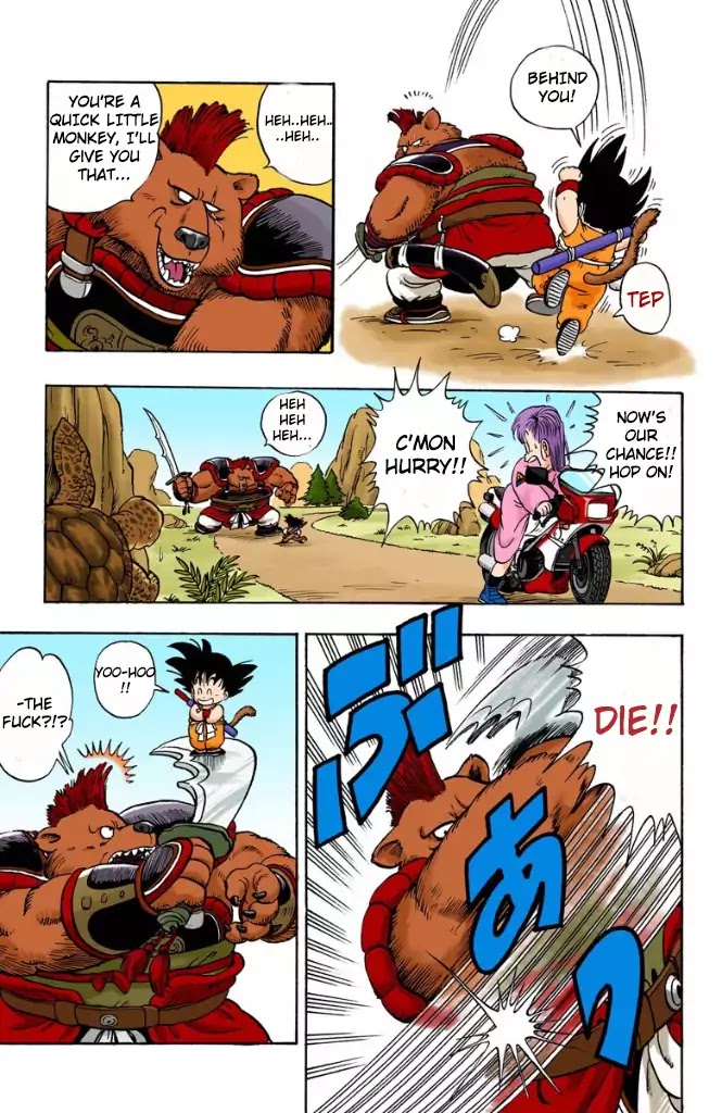 Dragon Ball (Coloured) Chapter 3 page 11 - Chapter 3: Sea Monkeys!