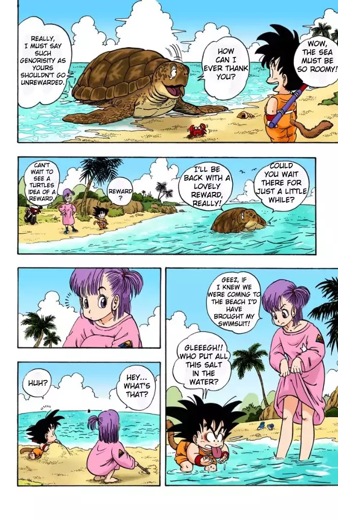 Dragon Ball (Coloured) Chapter 3 page 14 - Chapter 3: Sea Monkeys!