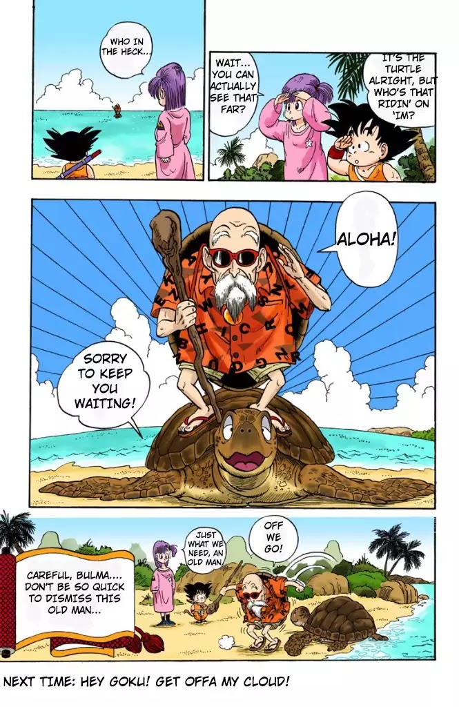 Dragon Ball (Coloured) Chapter 3 page 15 - Chapter 3: Sea Monkeys!