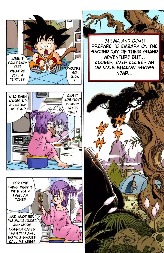 Dragon Ball (Coloured) Chapter 3 page 2 - Chapter 3: Sea Monkeys!