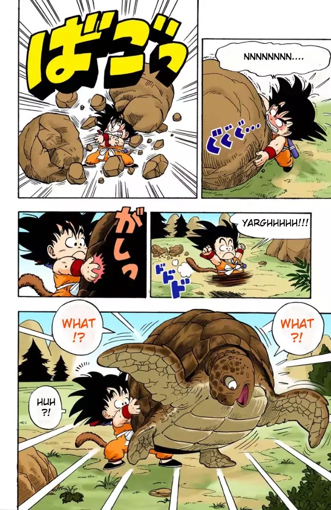 Dragon Ball (Coloured) Chapter 3 page 4 - Chapter 3: Sea Monkeys!