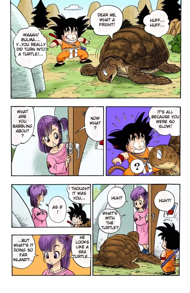 Dragon Ball (Coloured) Chapter 3 page 5 - Chapter 3: Sea Monkeys!