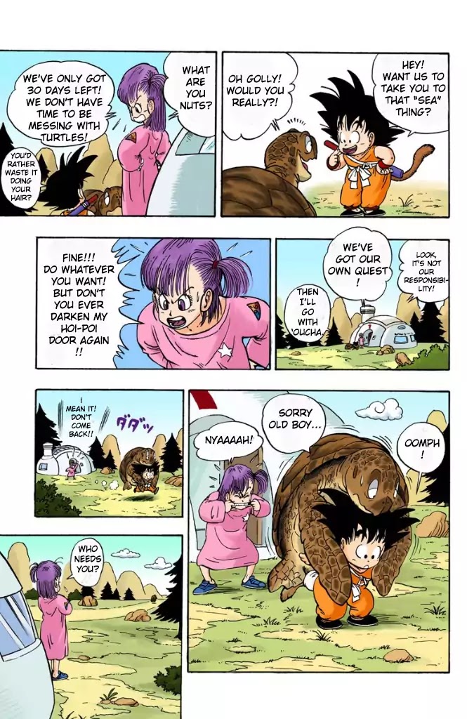 Dragon Ball (Coloured) Chapter 3 page 7 - Chapter 3: Sea Monkeys!