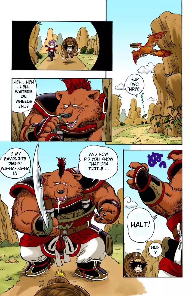 Dragon Ball (Coloured) Chapter 3 page 9 - Chapter 3: Sea Monkeys!