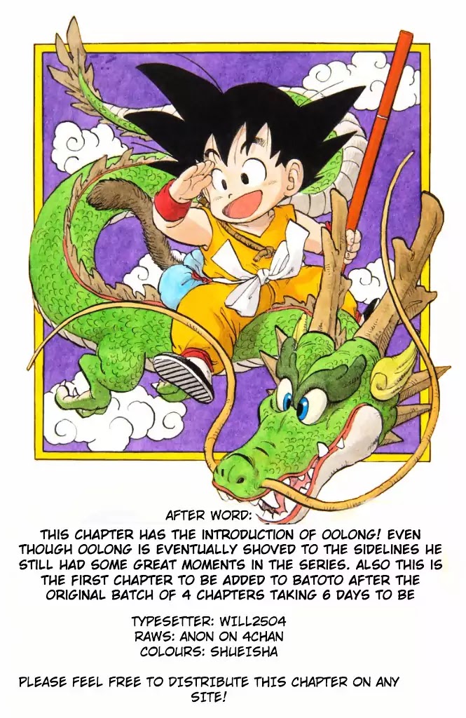 Dragon Ball (Coloured) Chapter 5 page 16 - Chapter 5: Oo, oo, Oolong!