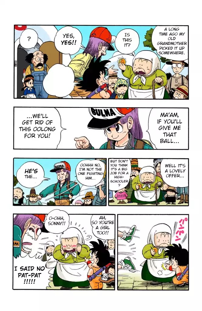 Dragon Ball (Coloured) Chapter 5 page 8 - Chapter 5: Oo, oo, Oolong!
