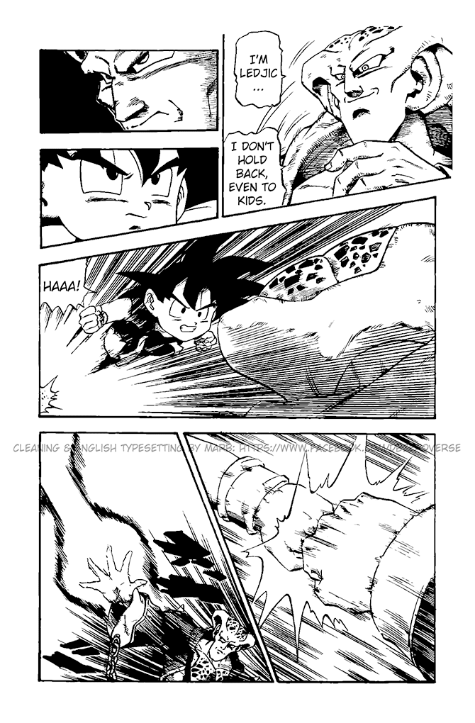 Dragon Ball GT Chapter 14 page 4 - Chapter 14: Goku vs. The Bodyguard, Ledgic
