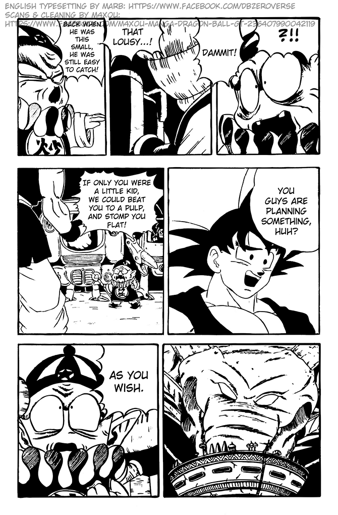 Dragon Ball GT Chapter 2 page 10 - Chapter 2: Goku Turns Into a Child?
