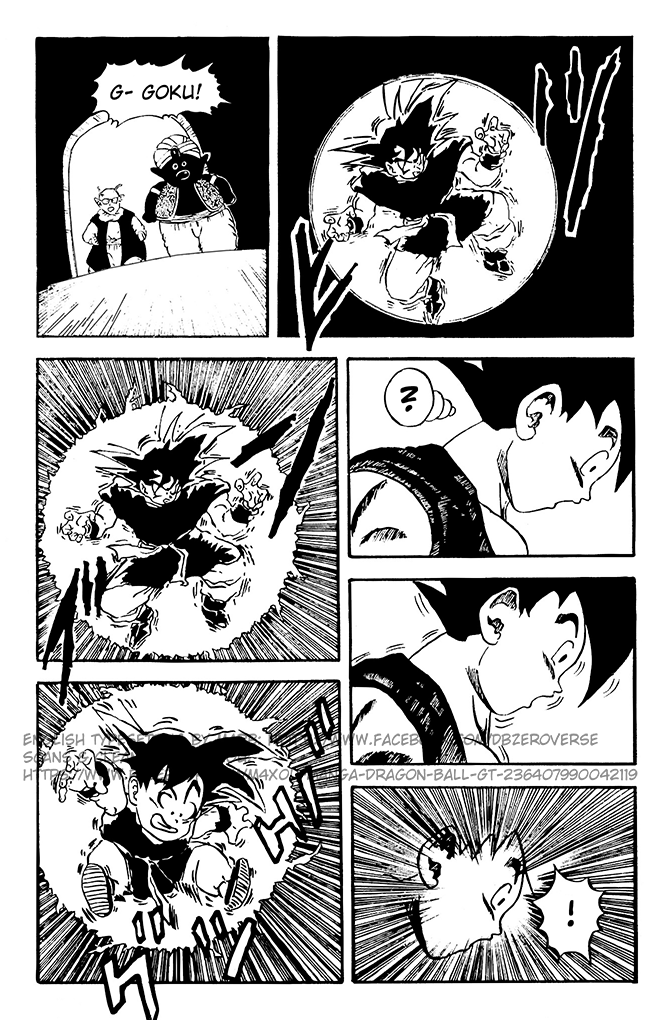 Dragon Ball GT Chapter 2 page 12 - Chapter 2: Goku Turns Into a Child?