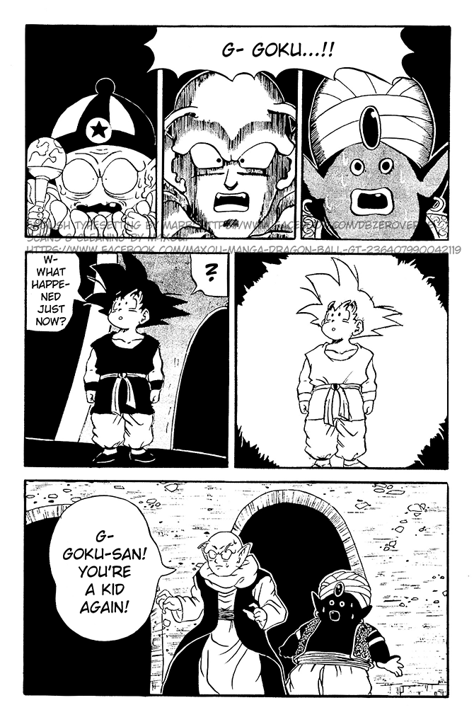 Dragon Ball GT Chapter 2 page 13 - Chapter 2: Goku Turns Into a Child?