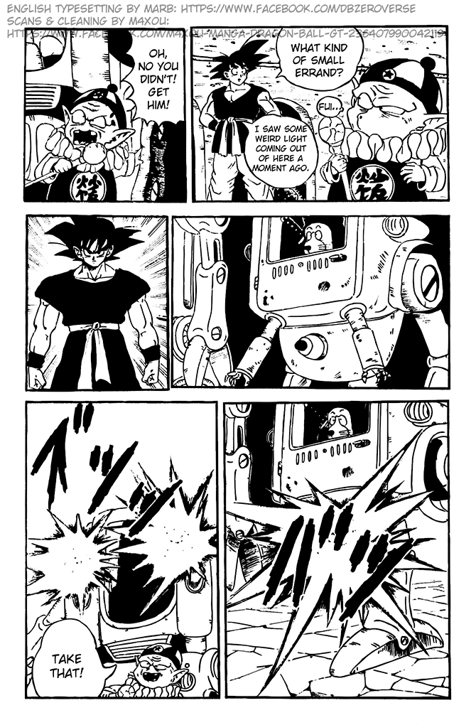 Dragon Ball GT Chapter 2 page 7 - Chapter 2: Goku Turns Into a Child?