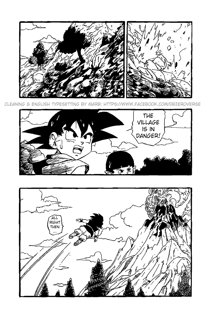 Dragon Ball GT Chapter 24 page 6 - Chapter 24: Goku vs. Mount Calvo