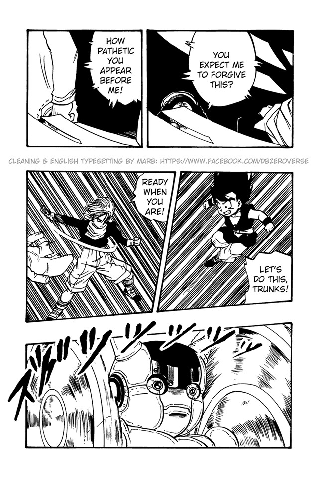 Dragon Ball GT Chapter 37 page 17 - Chapter 37: Son Goku and Trunks vs. Machine Mutant Lood