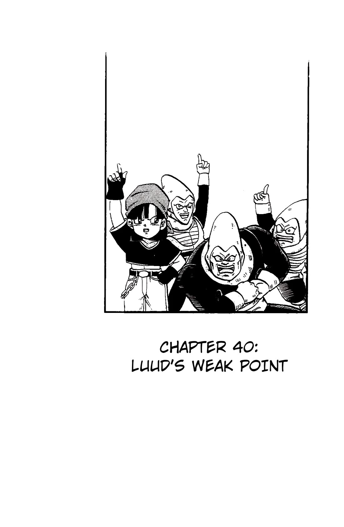 Dragon Ball GT Chapter 40 page 1 - Chapter 40: Luud's weak point