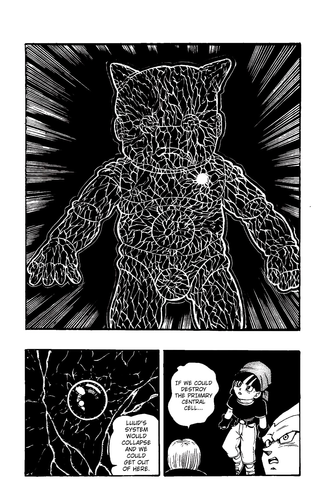 Dragon Ball GT Chapter 40 page 4 - Chapter 40: Luud's weak point