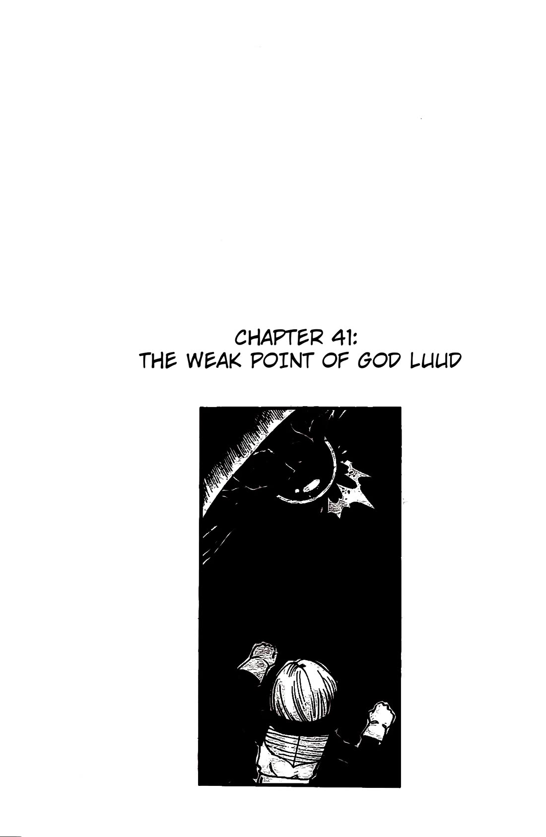 Dragon Ball GT Chapter 41 page 1 - Chapter 41: The weak point of God Luud