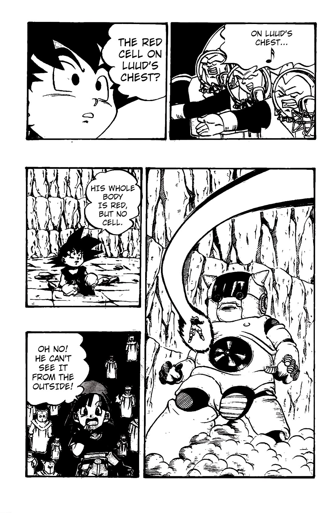 Dragon Ball GT Chapter 41 page 3 - Chapter 41: The weak point of God Luud