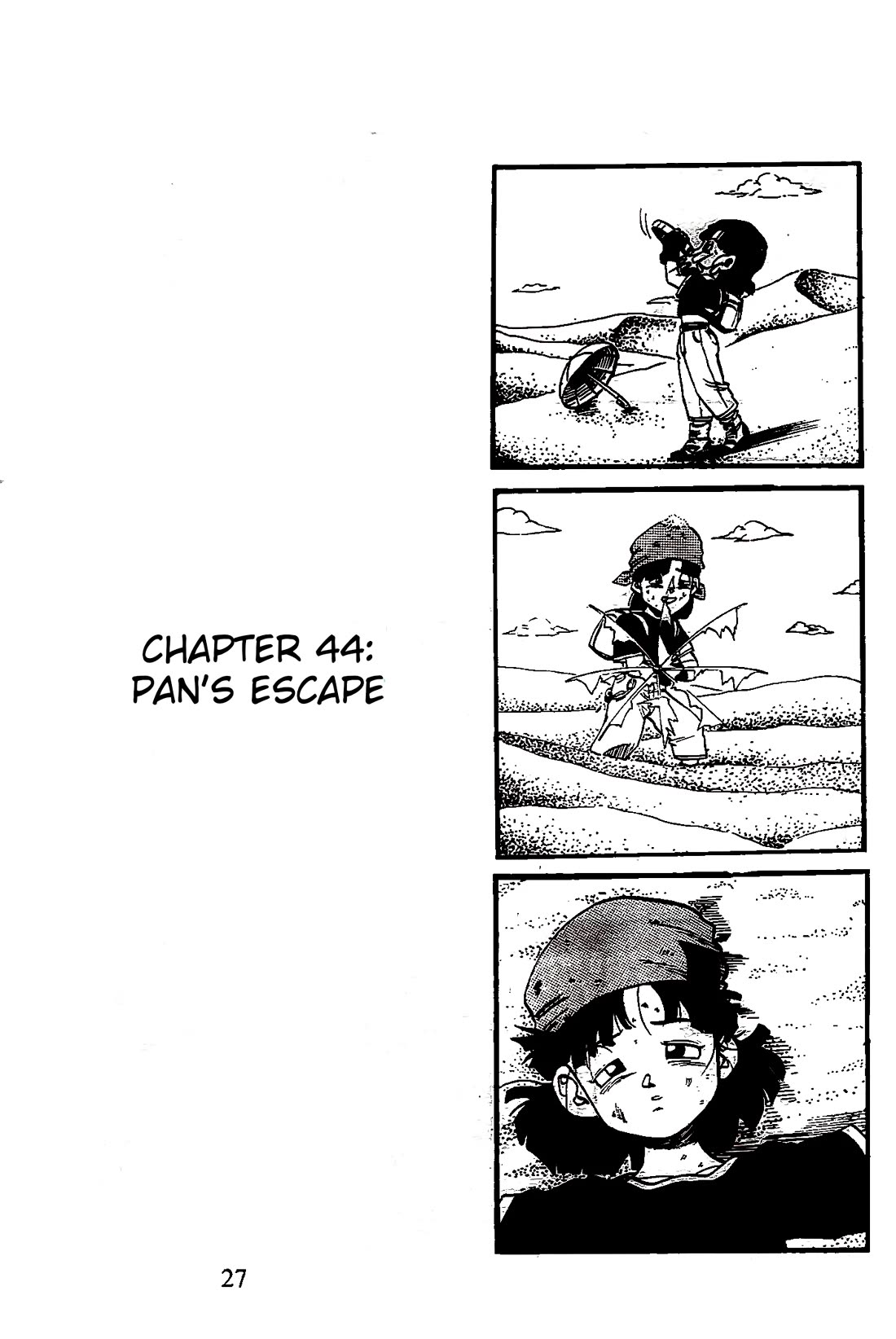 Dragon Ball GT Chapter 44 page 1 - Chapter 44: Pan's escape